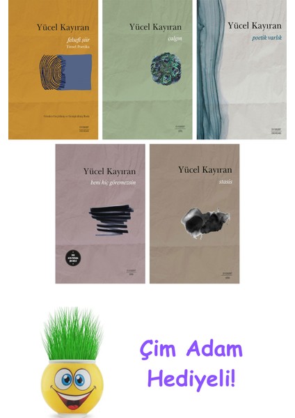 Yücel Kayıran 5 Kitap Seti + Çim Adam Hediye