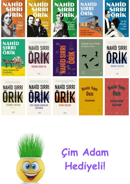 Nahid Sırrı Örik 15 Kitap Seti + Çim Adam Hediye