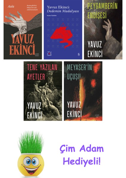 Yavuz Ekinci 5 Kitap Seti + Çim Adam Hediye