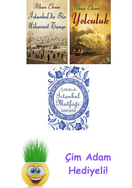 Ilhan Eksen 3 Kitap Seti + Çim Adam Hediye