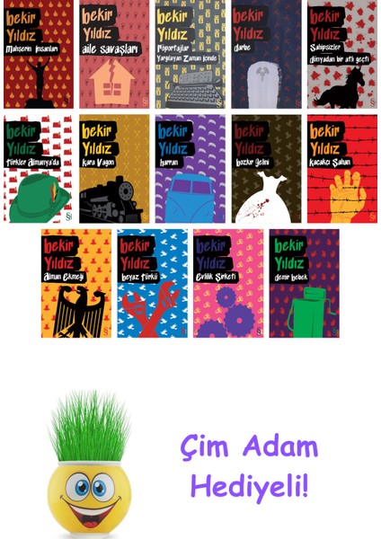 Bekir Yıldız 14 Kitap Seti + Çim Adam Hediye