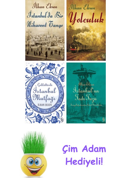 Ilhan Eksen 4 Kitap Seti + Çim Adam Hediye