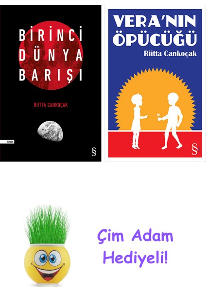 Riitta Cankoçak 2 Kitap Seti + Çim Adam Hediye