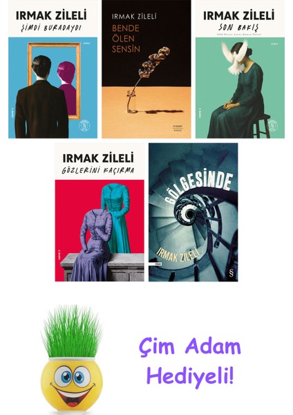Irmak Zileli 5 Kitap Seti + Çim Adam Hediye