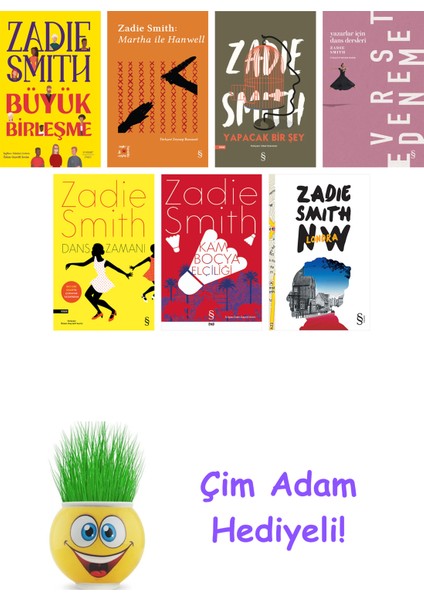 Zadie Smith 7 Kitap Seti + Çim Adam Hediye