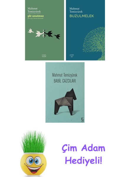 Mahmut Temizyürek 3 Kitap Seti + Çim Adam Hediye