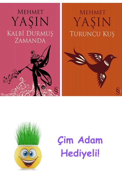 Mehmet Yaşın 2 Kitap Seti + Çim Adam Hediye