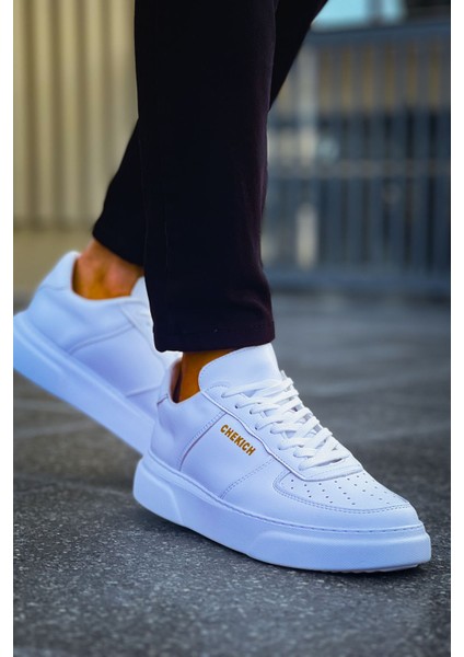 Kenton Bağcıklı Kalın Taban Erkek Sneaker Beyaz fiyatları