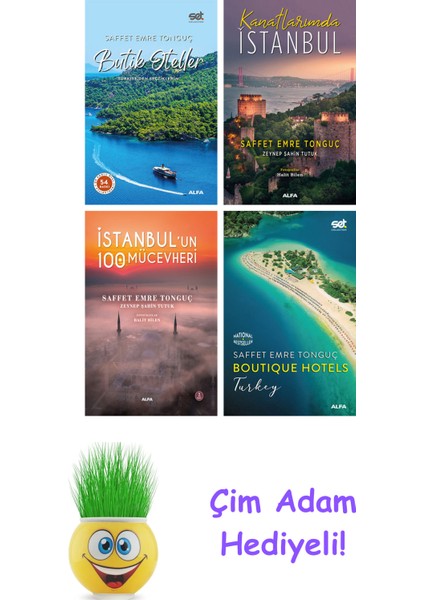 Saffet Emre Tonguç 4 Kitap Seti + Çim Adam Hediye