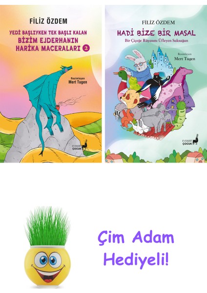 Filiz Özdem 2 Kitap Seti + Çim Adam Hediye