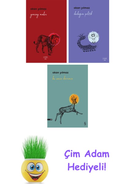 Okan Yılmaz 3 Kitap Seti + Çim Adam Hediye
