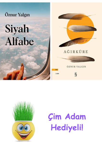Öznur Yalgın 2 Kitap Seti + Çim Adam Hediye
