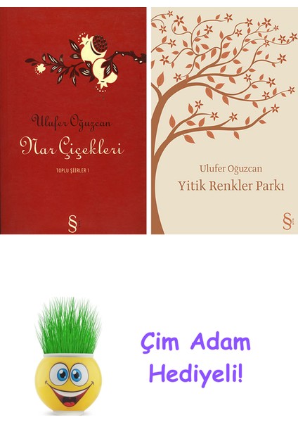 Ulufer Oğuzcan 2 Kitap Seti + Çim Adam Hediye