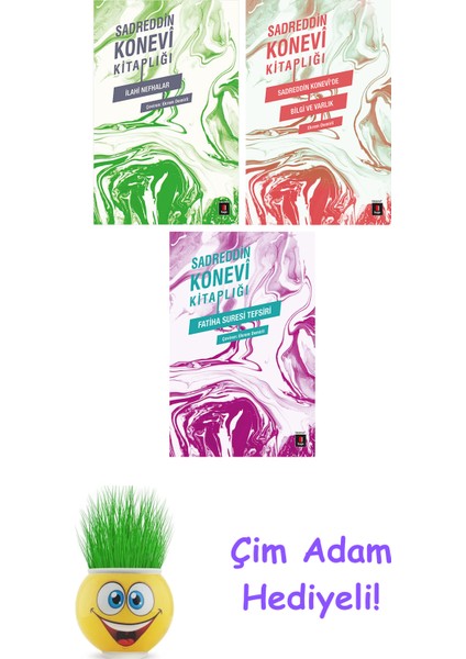 Sadreddin Konevi 3 Kitap Seti + Çim Adam Hediye