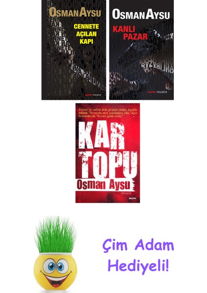 Osman Aysu 3 Kitap Seti + Çim Adam Hediye