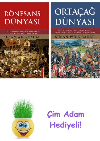 Susan Wise Bauer 2 Kitap Seti + Çim Adam Hediye