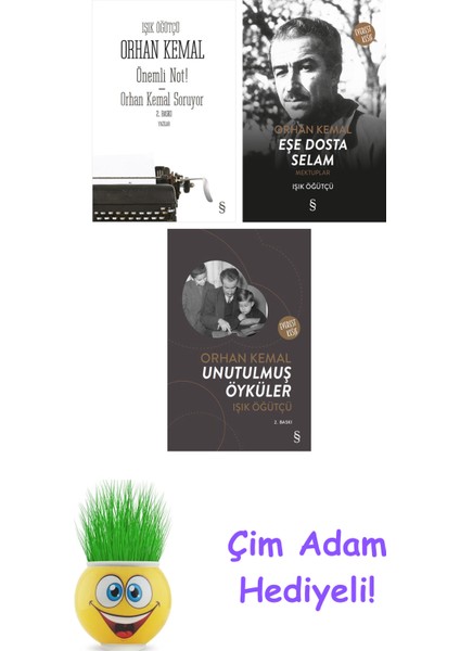 Işık Öğütçü 3 Kitap Seti + Çim Adam Hediye