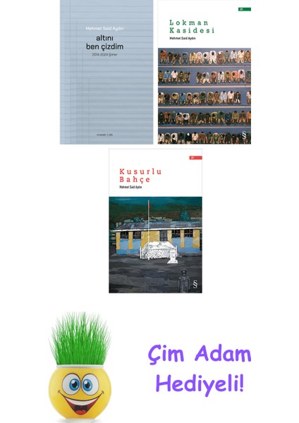 Mehmet Said Aydın 3 Kitap Seti + Çim Adam Hediye