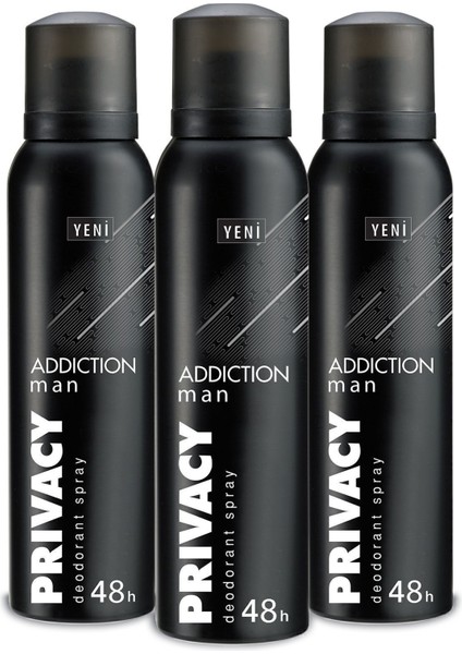 Man Addiction Erkek Deodorant 3X150ML