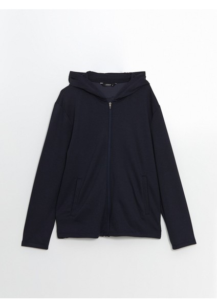 Yeni Sezon Kapüşonlu Uzun Kollu Erkek Fermuarlı Sweatshirt indirimleri