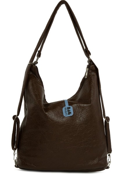 Kahverengi Yumuşak Dokulu Kemer Detaylı Askılı ve Sırt Salaş Çanta modelleri