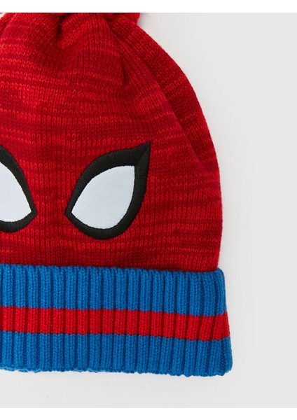 Yeni Sezon Spider-Man Lisanslı Ponponlu Erkek Çocuk Triko Bere modelleri