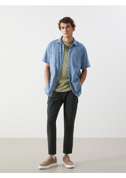 Yeni Sezon Slim Fit Erkek Kargo Pantolon