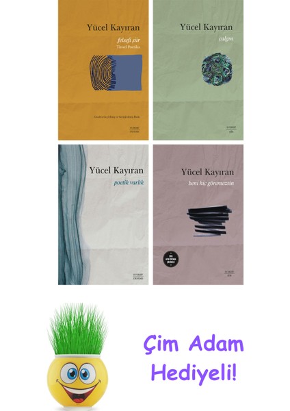 Yücel Kayıran 4 Kitap Seti + Çim Adam Hediye