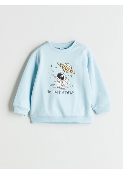 Yeni Sezon Bisiklet Yaka Erkek Çocuk Sweatshirt
