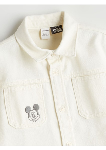 Yeni Sezon Mickey Mouse Baskılı Erkek Çocuk Gömlek indirimleri
