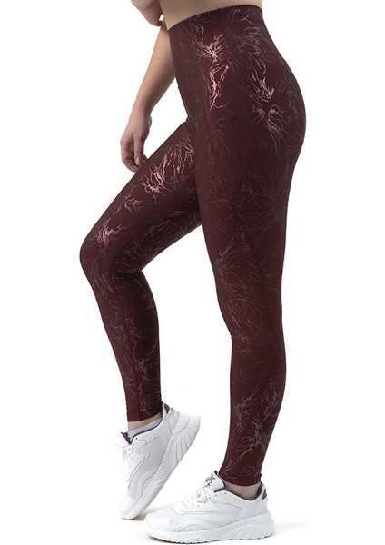 Glitter Yüksek Bel Cepli Spor Tayt fırsatları