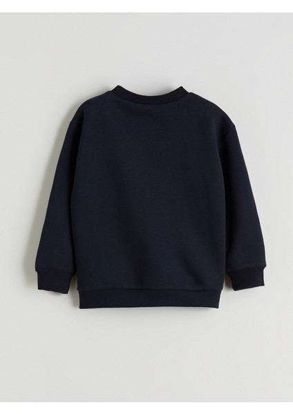 Yeni Sezon Bisiklet Yaka Fenerbahçe Baskılı Erkek Çocuk Sweatshirt fırsatları
