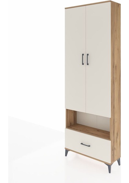 Arges Dolap 2 Raflı Tek Çekmeceli Tek Askılı 88X30X243 Çam-Aytaşı modelleri