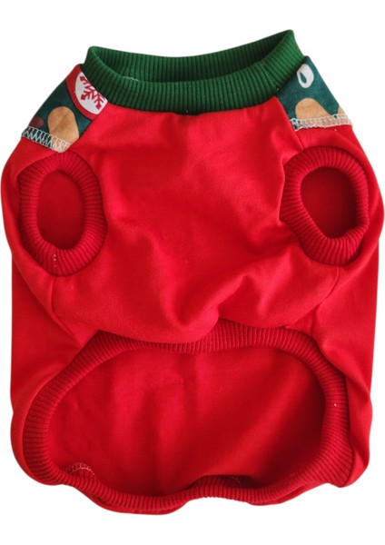 Kedi Köpek Kıyafeti Yılbaşı Noel Fularlı Tshirt fiyatları