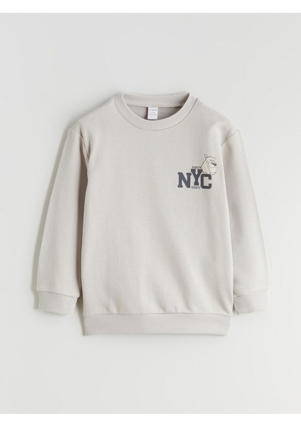 Yeni Sezon Bisiklet Yaka Erkek Çocuk Sweatshirt