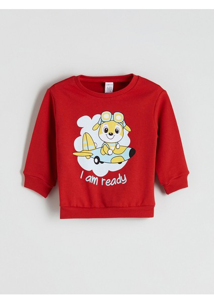 Yeni Sezon Baskılı Erkek Çocuk Sweatshirt