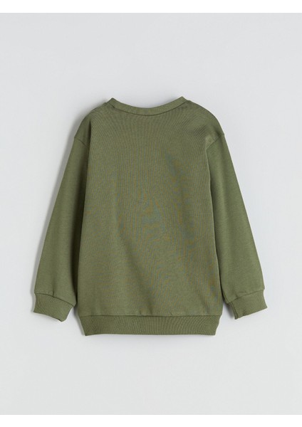 Yeni Sezon Bisiklet Yaka Erkek Çocuk Sweatshirt modelleri