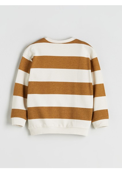 Yeni Sezon Bisiklet Yaka Baskılı Erkek Çocuk Sweatshirt fırsatları