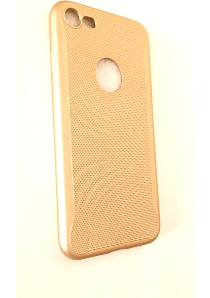 ESLIFETECH26AKSESUAR Iphone 7 Uyumlu Rubber Silikon Kılıf-Tırtıklı Taban- Gold fiyatları