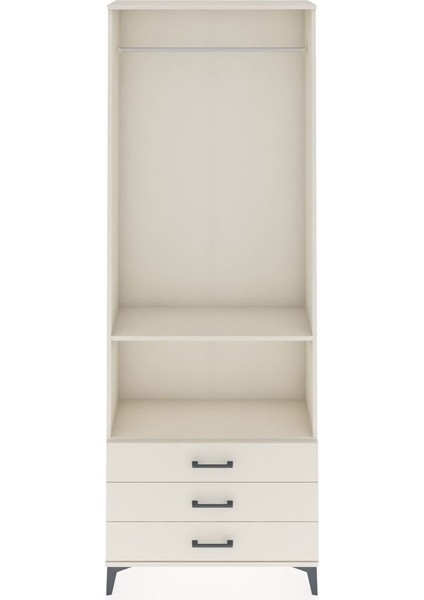 Arges Dolap 2 Raflı 3 Çekmeceli Tek Askılı 88X30X243 Aytaşı-Aytaşı