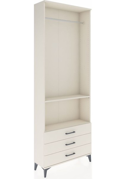 Arges Dolap 2 Raflı 3 Çekmeceli Tek Askılı 88X30X243 Aytaşı-Aytaşı fiyatları