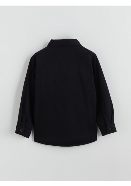 Yeni Sezon Basic Gabardin Uzun Kollu Erkek Çocuk Gömlek modelleri