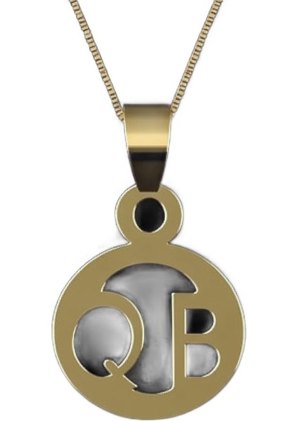 8 Ayar Altın Kolye Ucu B&q GM10405 0.5 gr