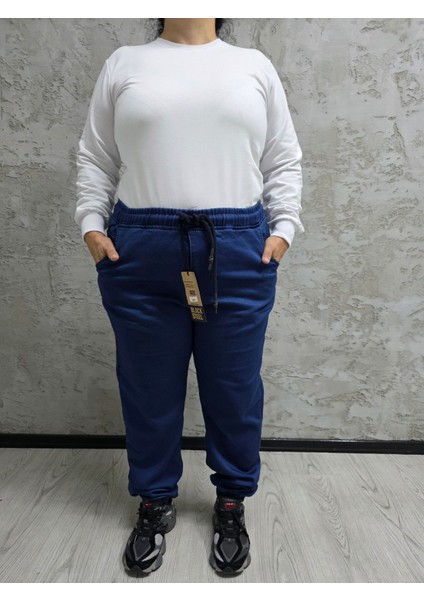 QKBYN-15000-BATTAL Beden Bayan Lastikli Pantolon