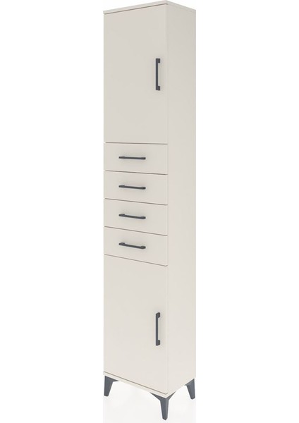 Arges Dolap 3 Raflı 4 Çekmeceli 2 Kapaklı 44X30X221 Aytaşı-Aytaşı modelleri