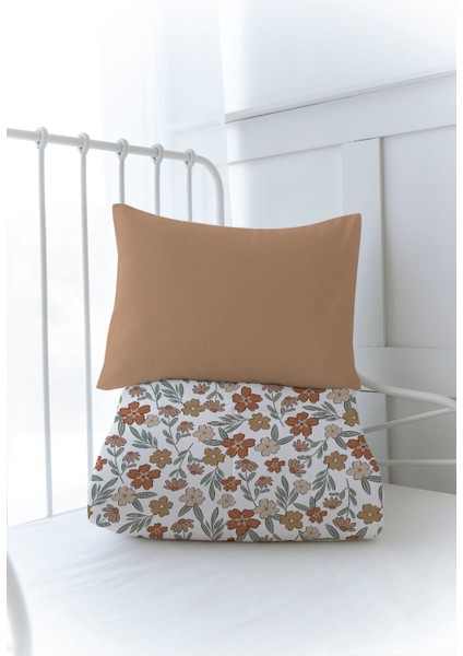 Organik Baskılı Bebek (100X150 Cm) Yorgan Seti - Iconic Serisi - Vintage Flower modelleri