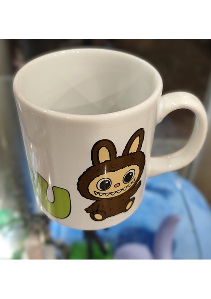 Labubu Figürlü Porselen Kupa Bardak AD51193