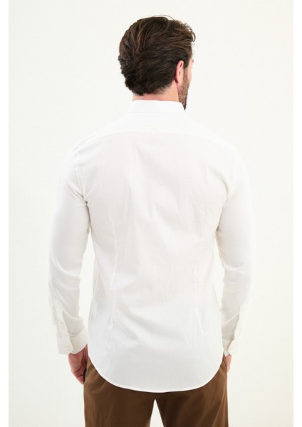 Desenli Slim Fit Uzun Kollu Erkek Gömlek modelleri