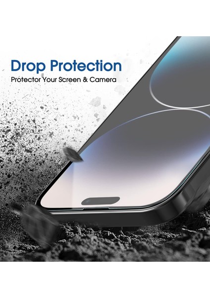 Iphone 16E Uyumlu Tam Kaplayan Tamperli Anti Statik Ekran Koruyucu modelleri