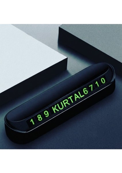 Araç Park Numaratör Numaratik Parktel Numaralık Park Tel Fosforlu